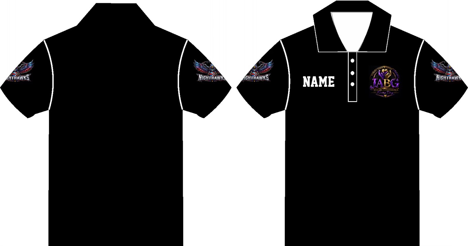 Nighthawks Black Polo